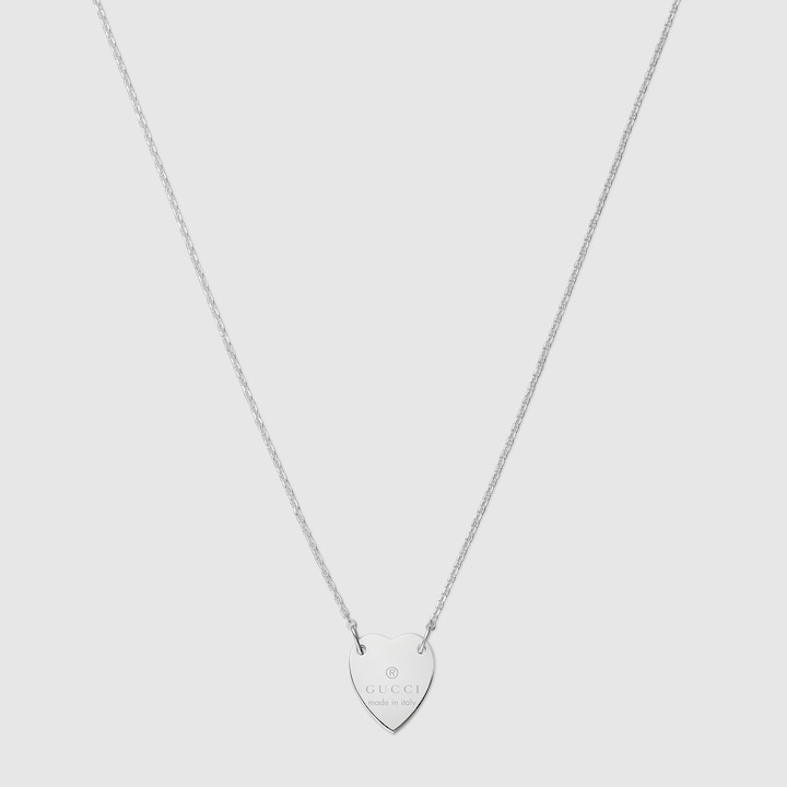 Necklace with Gucci Trademark Heart Pendant | GUCCI® US