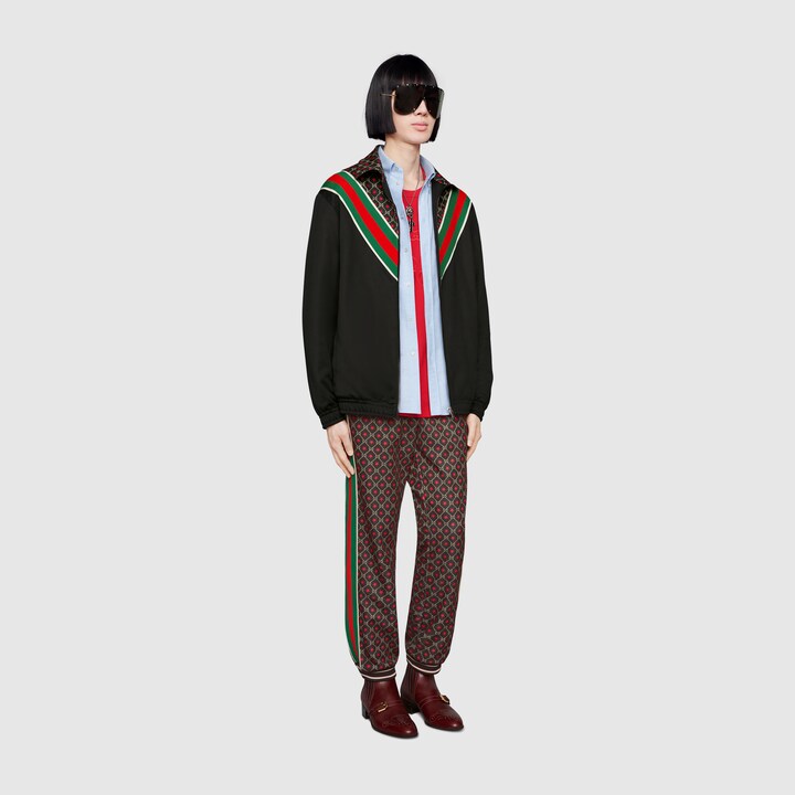GUCCI OVERSIZE JERSEY JACKET WITH GG STAR,575734XJBA51145