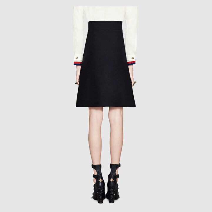 GUCCI KNEE-LENGTH SKIRT,430572ZHM881000