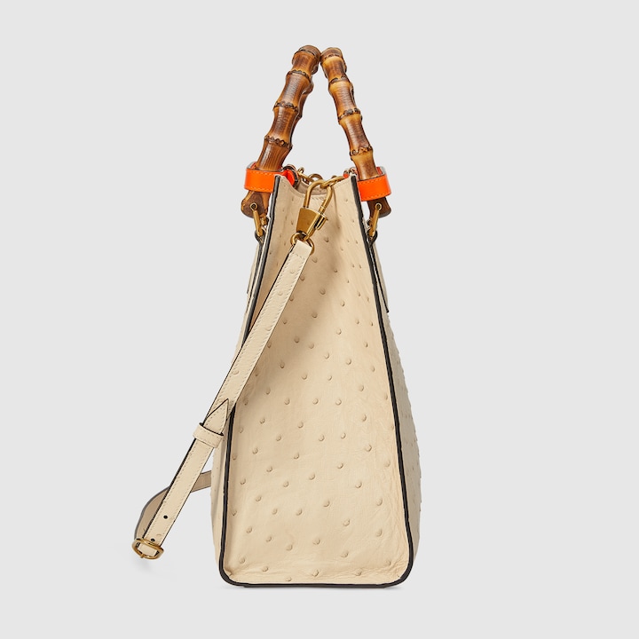 gucci diana ostrich