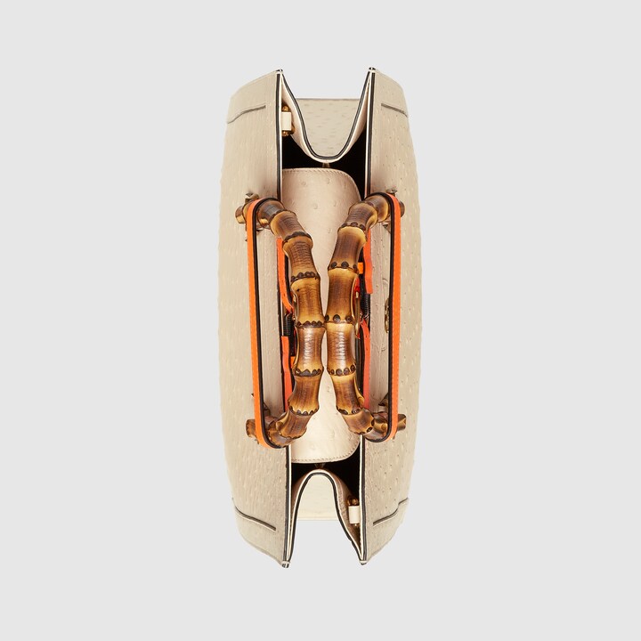 gucci diana ostrich