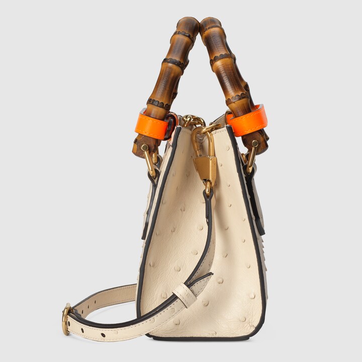 gucci diana ostrich