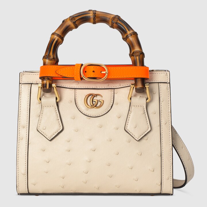 gucci diana ostrich
