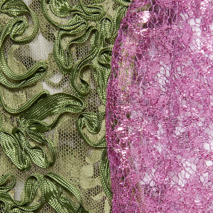 Paire de appliques en polyester blanc, garniture chimique en forme de fleur pour la décoration