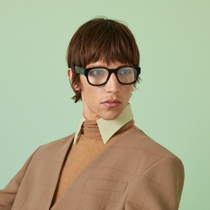 gucci round optical frames