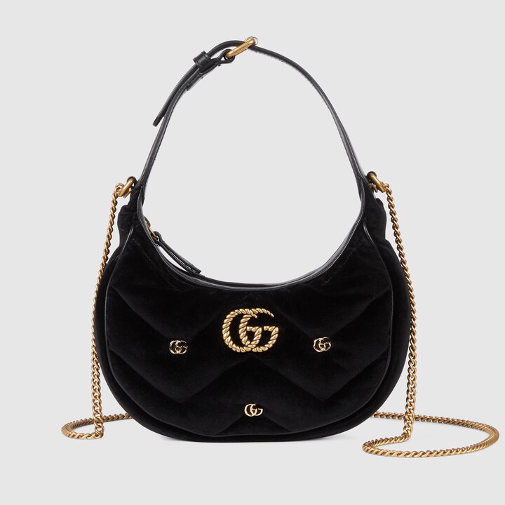 Sac gucci deals velours noir