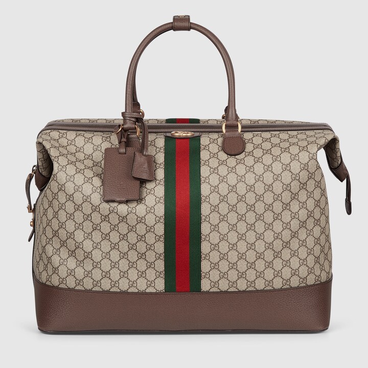 Gucci gg supreme duffle 2025
