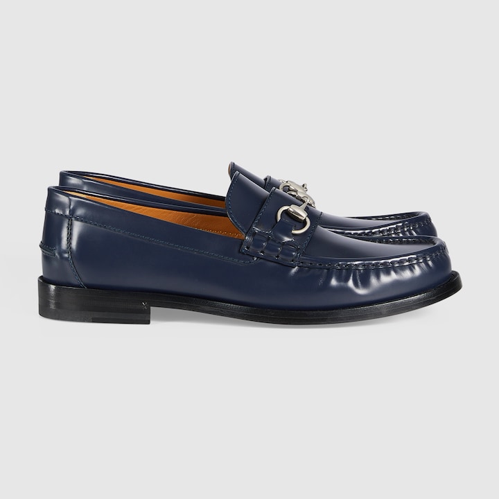 Gucci loafers cheap men blue