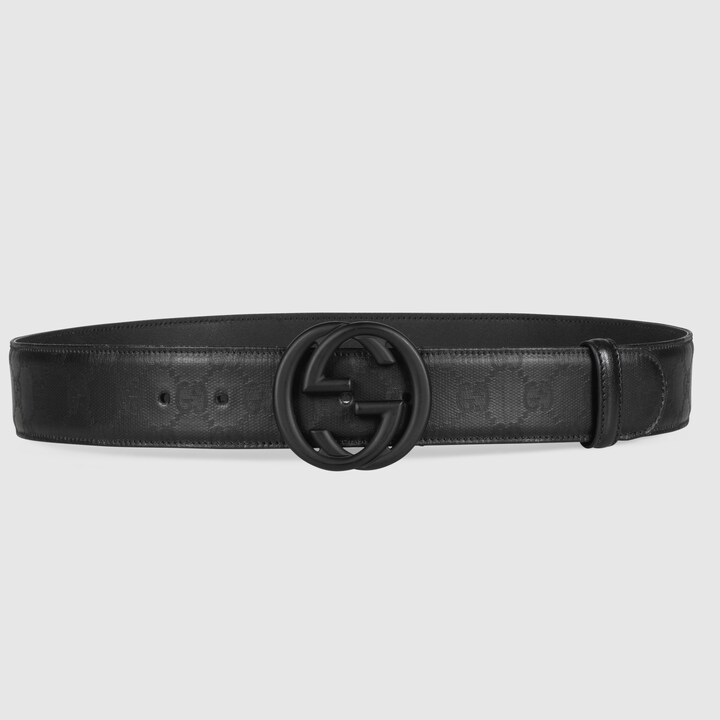 Gucci belt with online interlocking g buckle