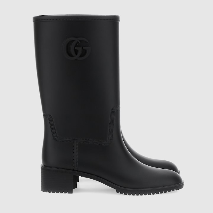 Gucci rain on sale boots mens