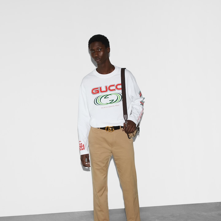 Gucci Pantaloni tasca america 336116-XB137