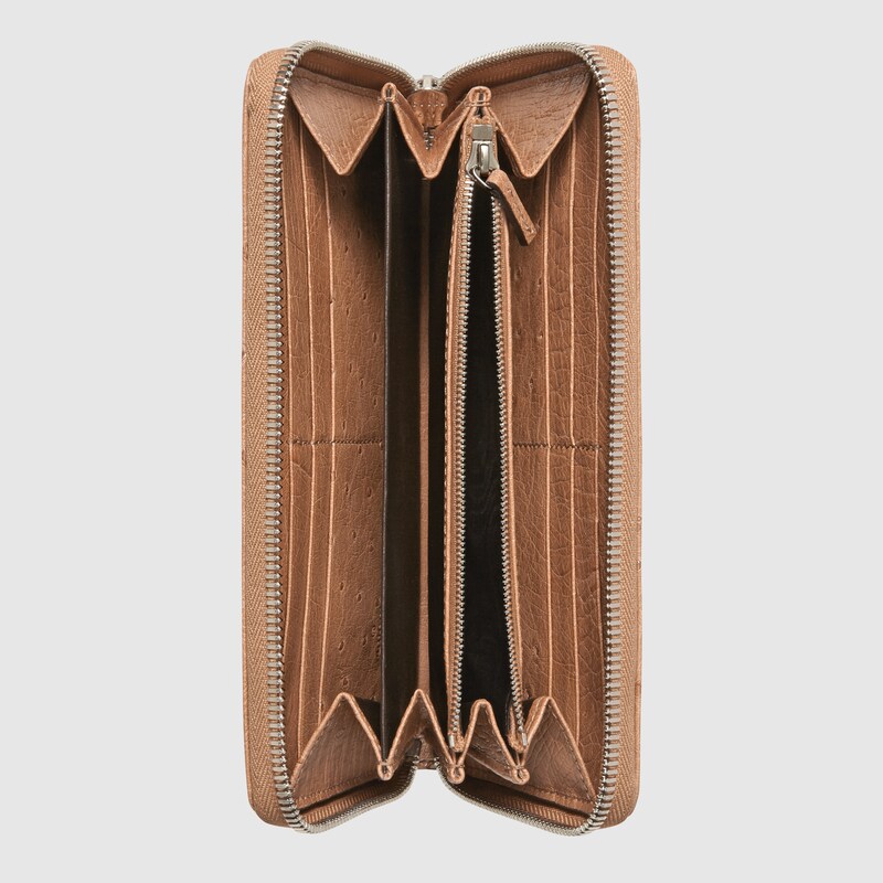 gucci ostrich wallet