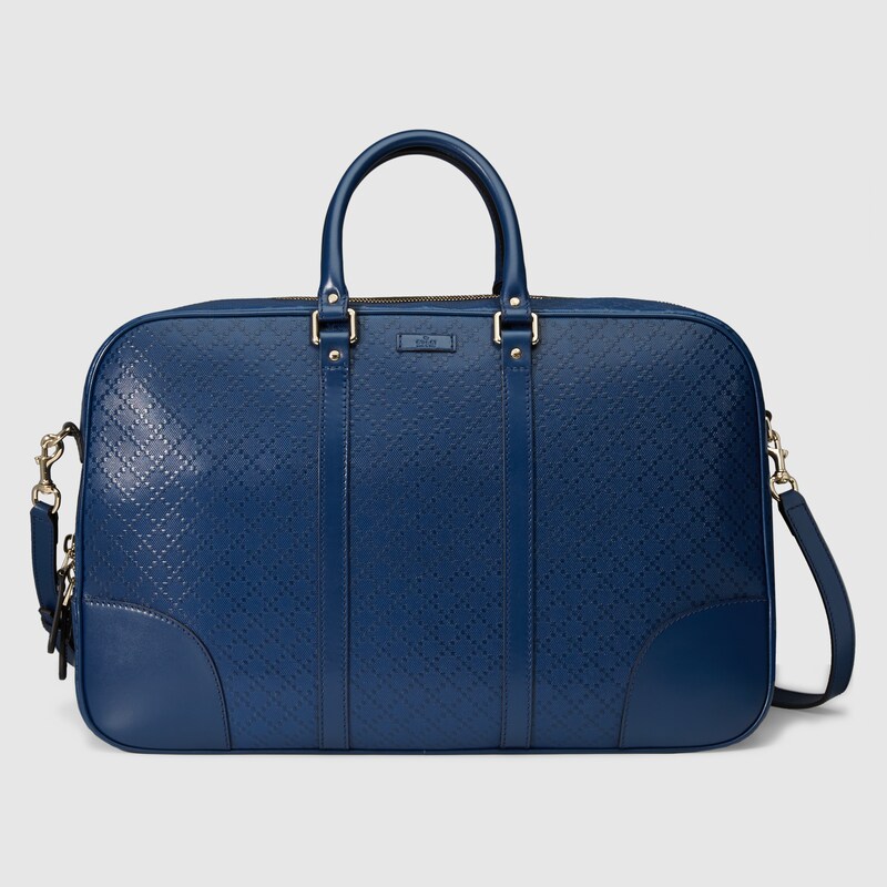gucci leather duffle bag