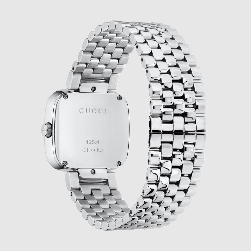 G-Gucci, 32mm x 30mm in stainless steel 