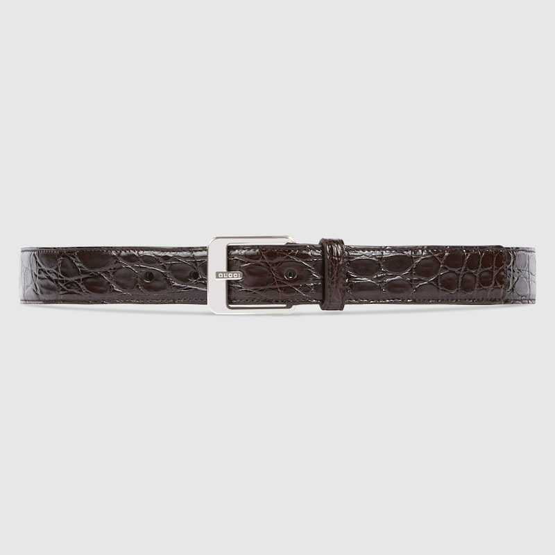 gucci alligator belt