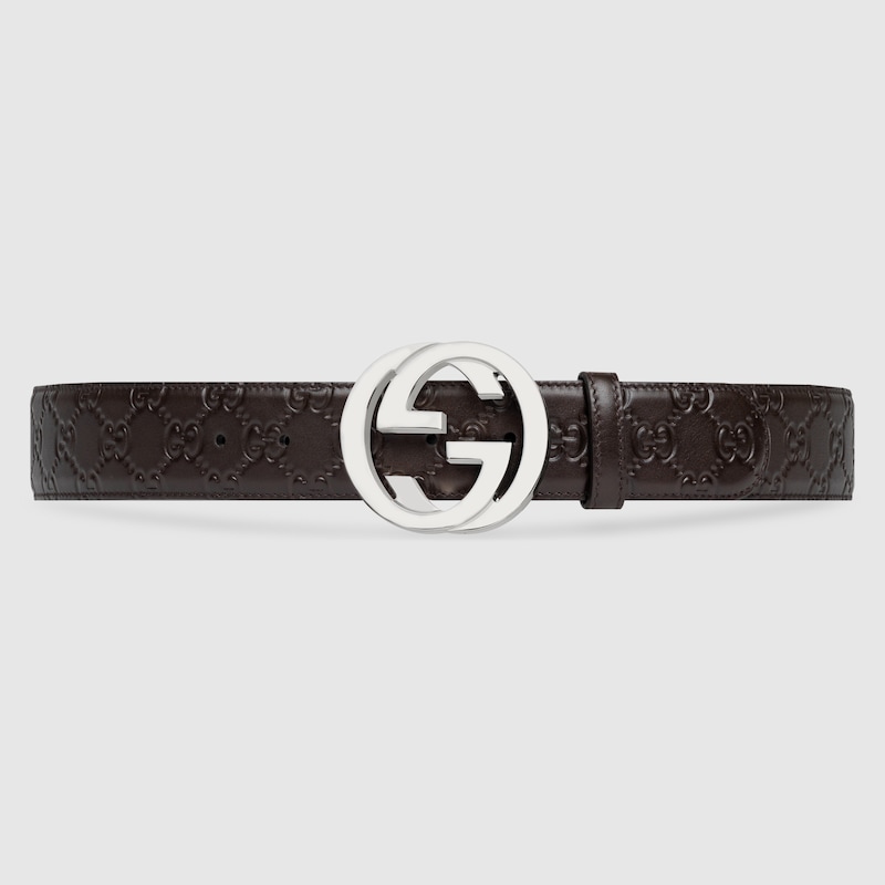 cintura gucci tutta nera