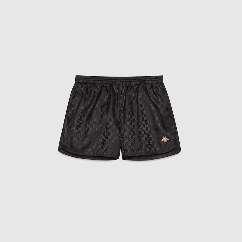 gucci swim shorts black
