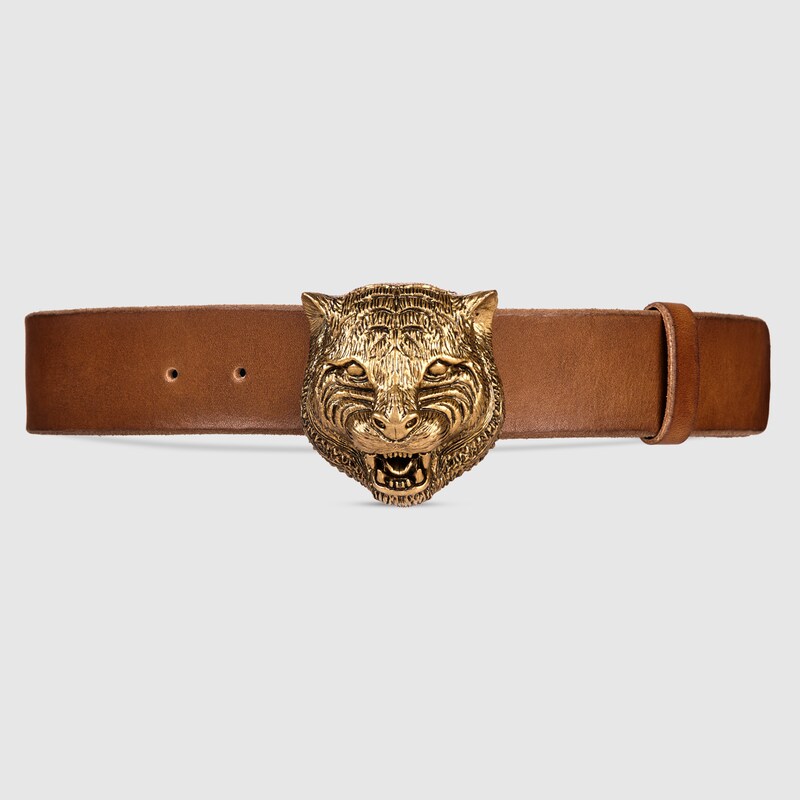 gucci feline belt