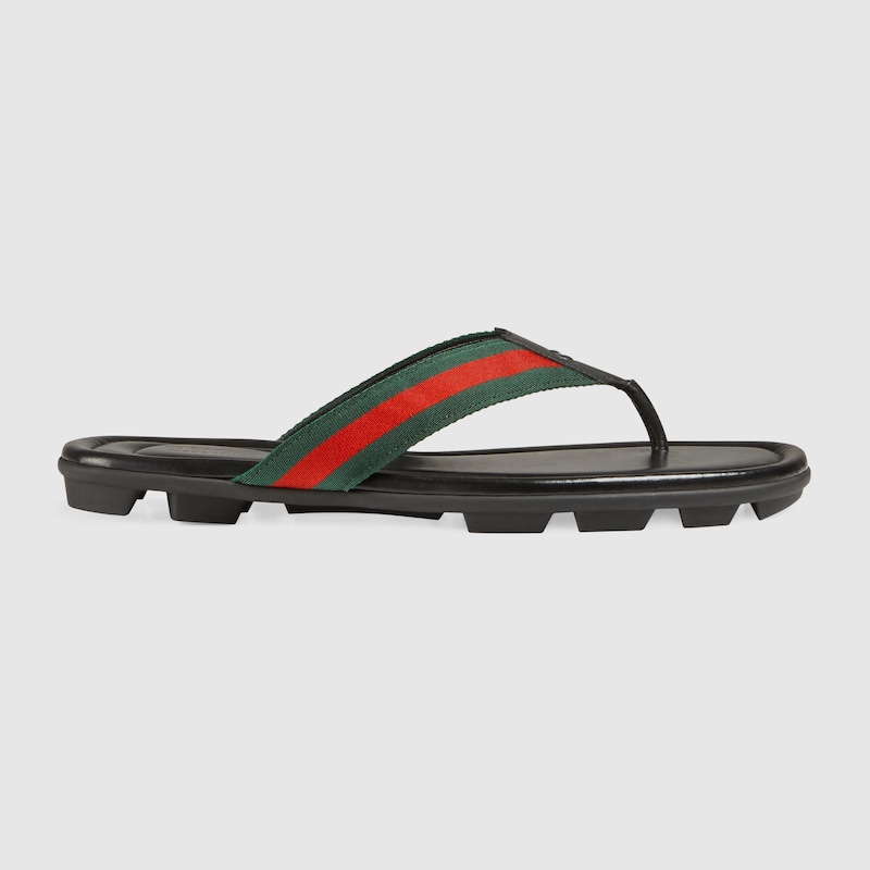 Men's thong sandal with Web
