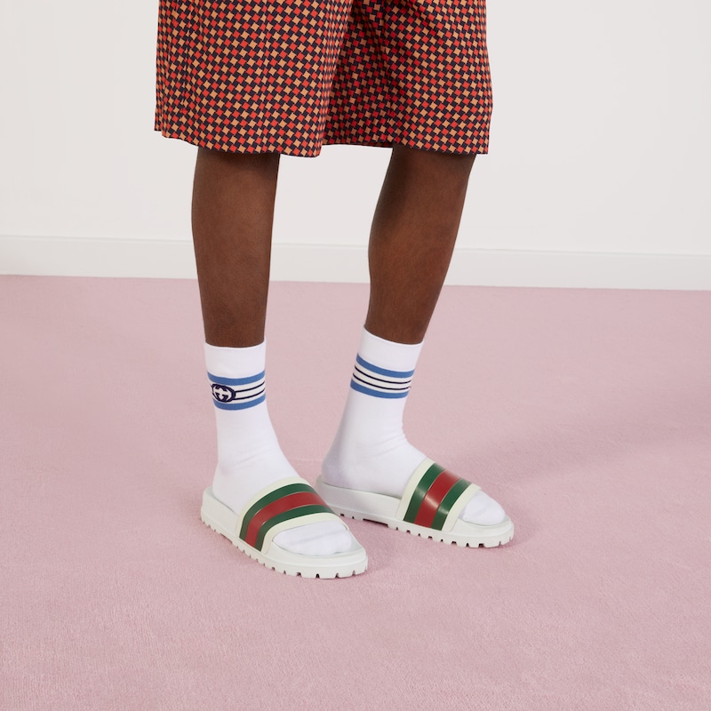 Rubber Slide Sandal | GUCCI® US