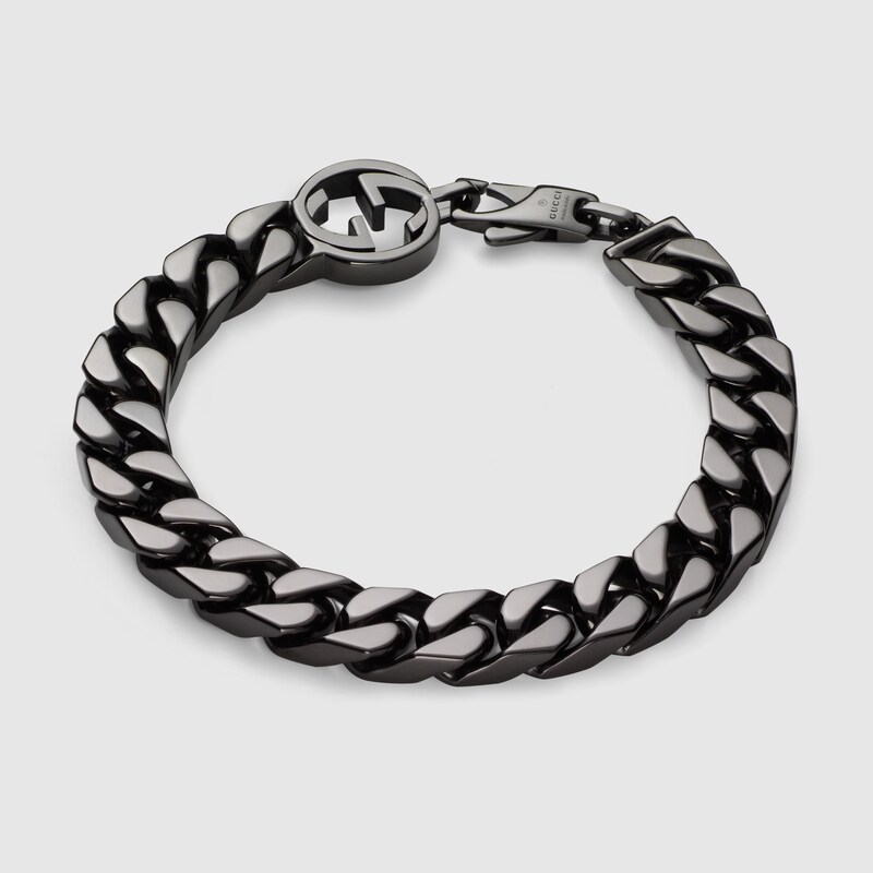 Bracelet With Interlocking G Gucci Silver Bracelets 356262j84008195