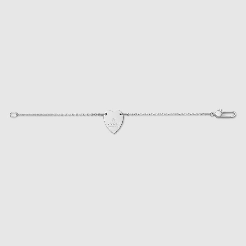 Gucci Trademark Bracelet With Heart Pendant | Thumbnail 2
