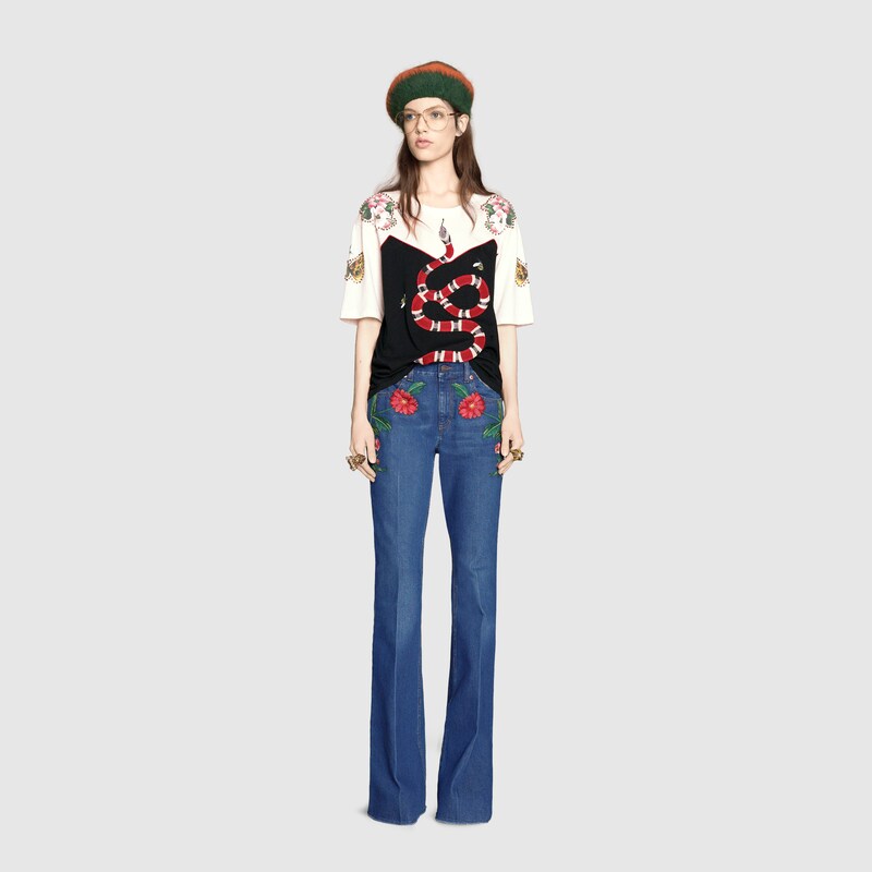 gucci jeans t shirt