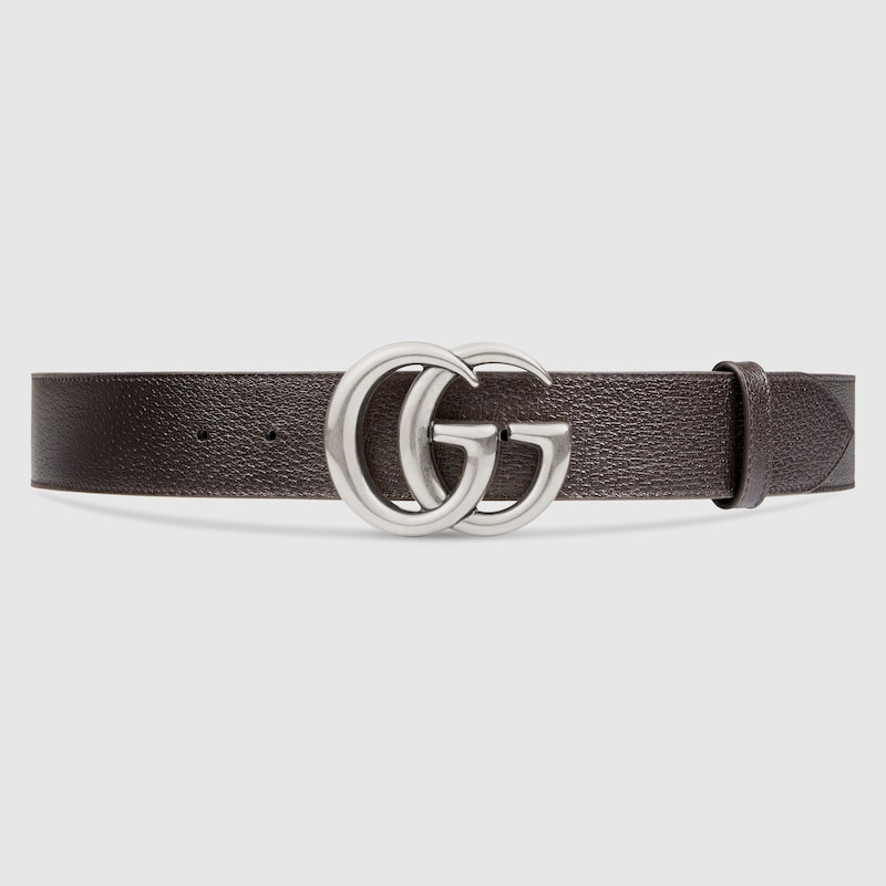 black and silver gucci belt