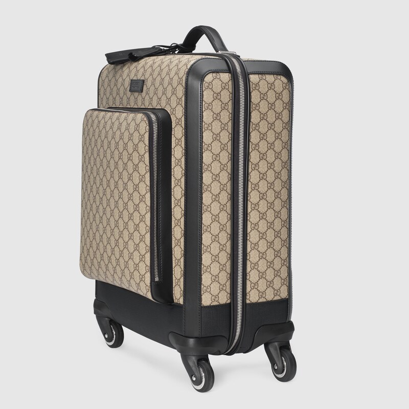 Koffer Mit Rollen Aus Gg Supreme Gucci De
