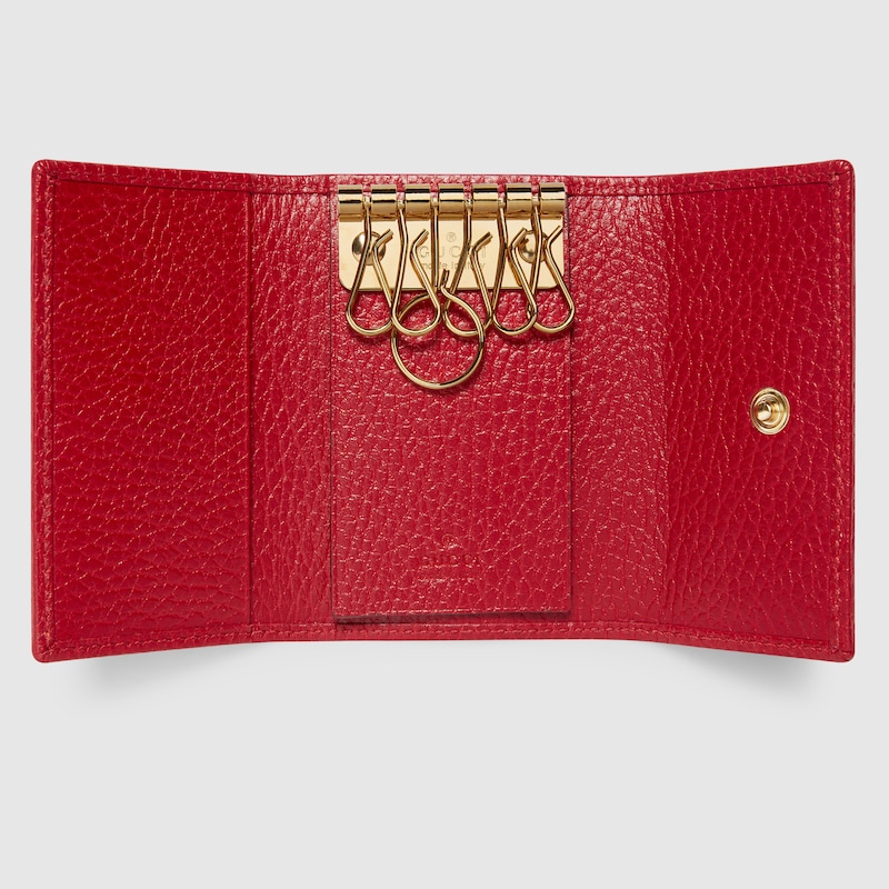 red gucci key pouch