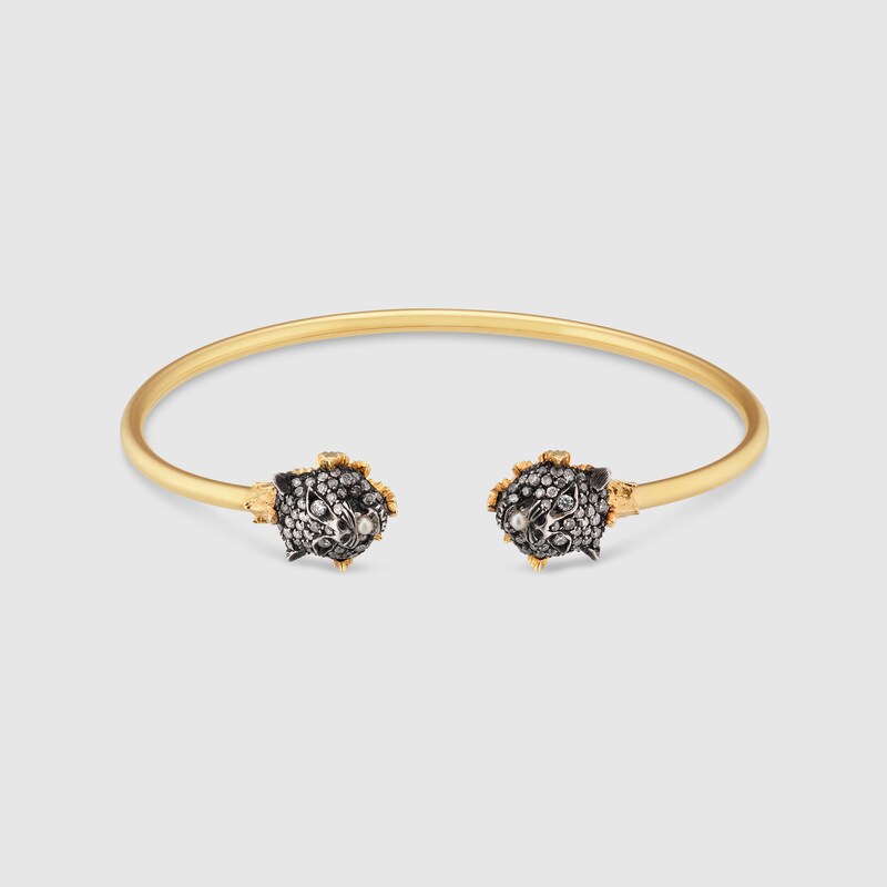 Le Marché Des Merveilles Bracelet In 18k Yellow Gold Gucci Fine View 1 N