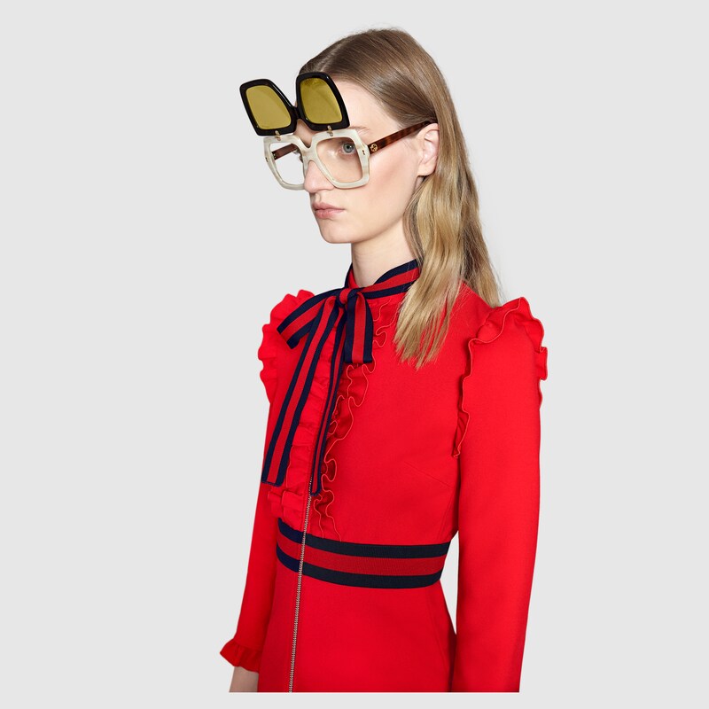 gucci viscose jersey dress