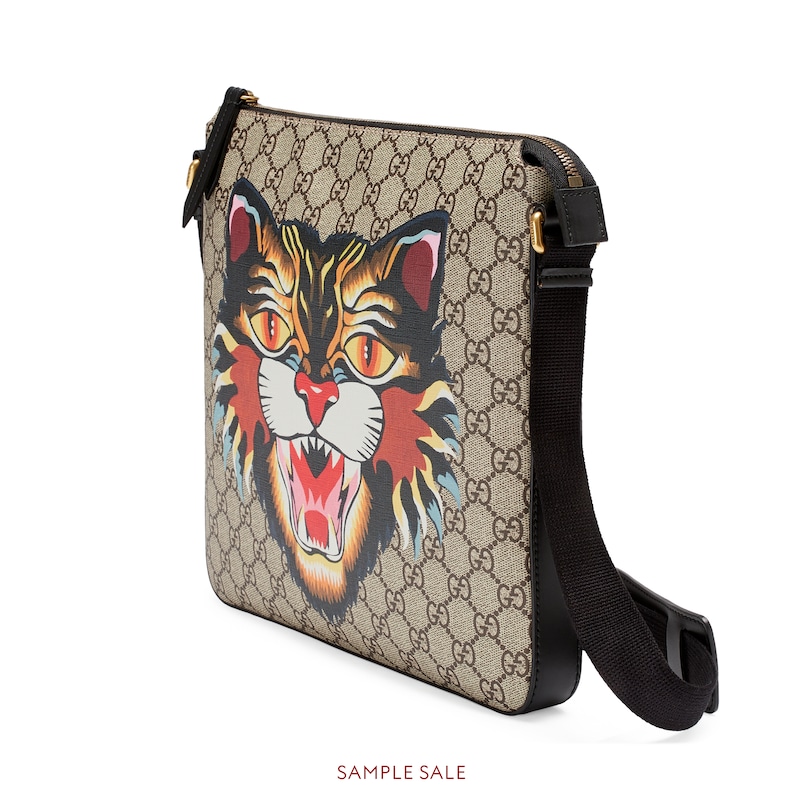 gucci angry cat messenger bag