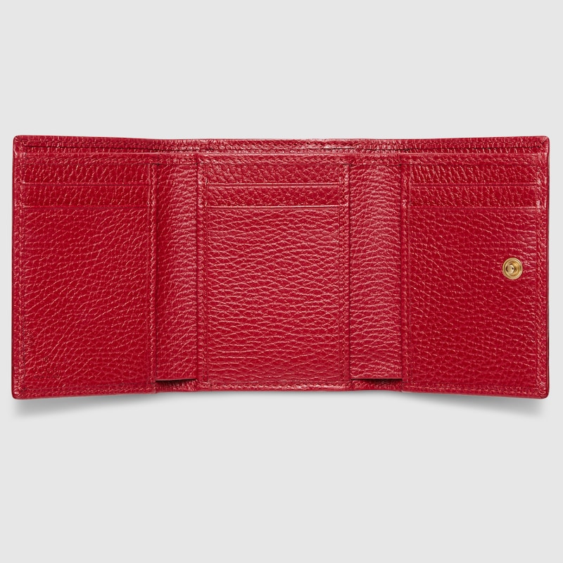 red wallet gucci