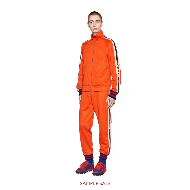 gucci tracksuit orange