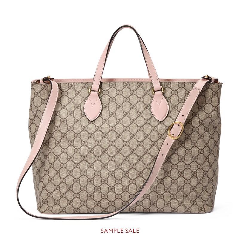 gucci soft gg supreme diaper bag