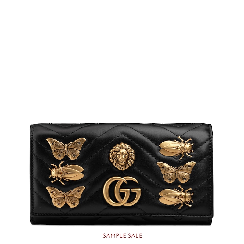 gg marmont animal studs mini bag