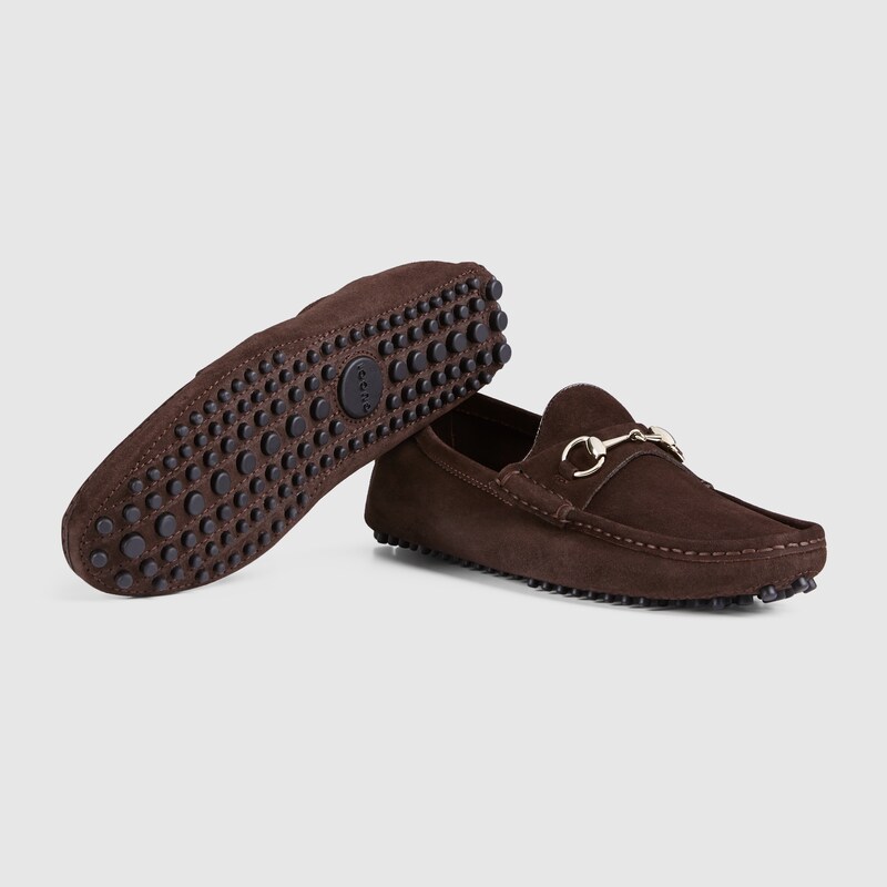 brown gucci drivers
