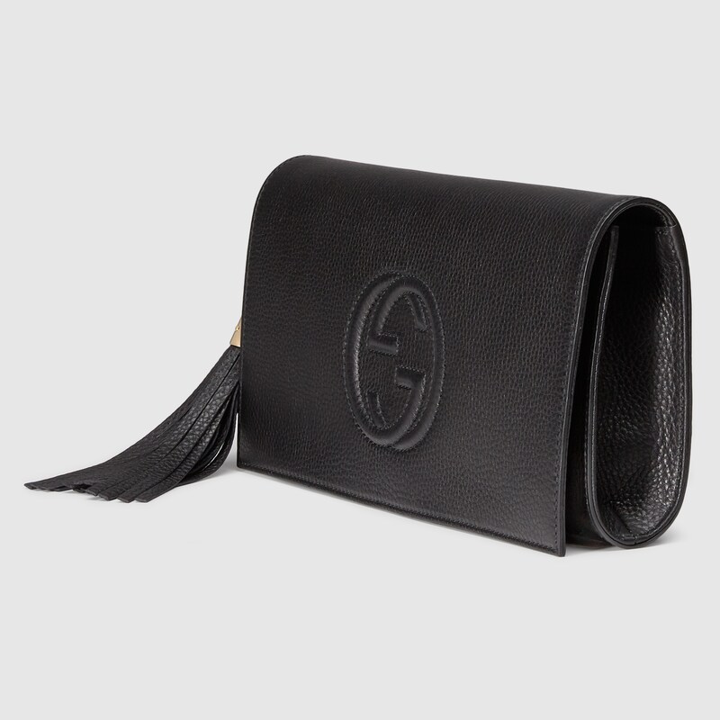 gucci soho clutch black