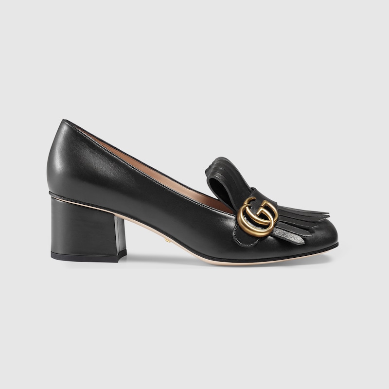 Top 43+ imagen gucci black pumps