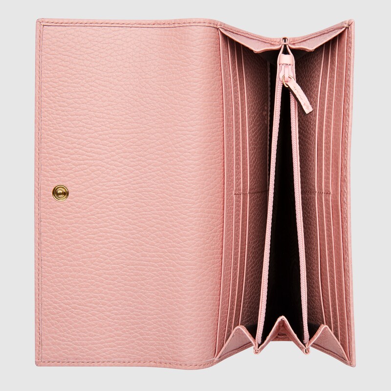 gg marmont leather continental wallet