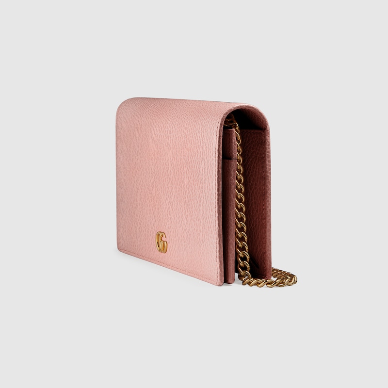 gucci wallet on chain pink