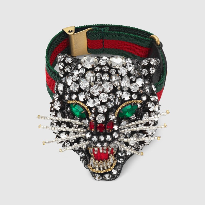 gucci cat bracelet