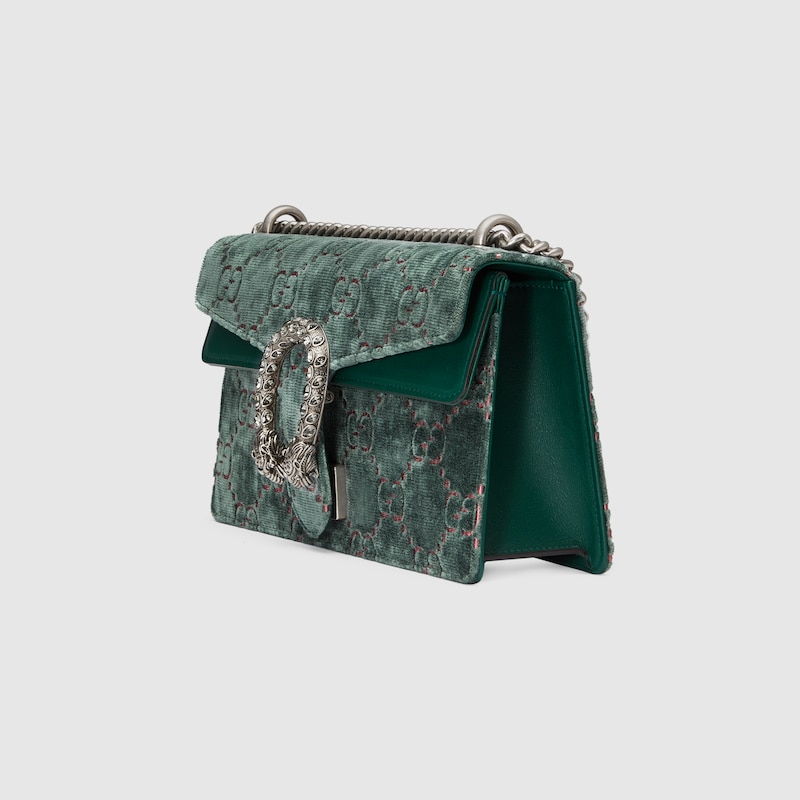 Dionysus Gg Velvet Small Shoulder Bag - Gucci Women's Shoulder Bags 