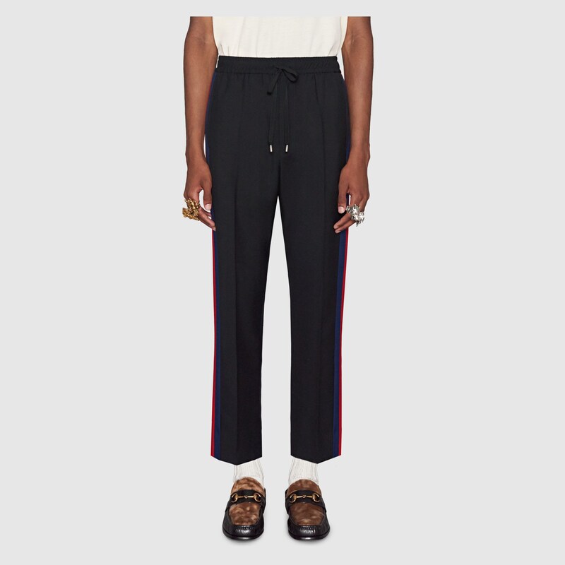 gucci pants stripe