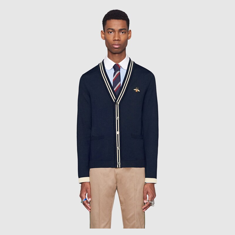 gucci bee cardigan