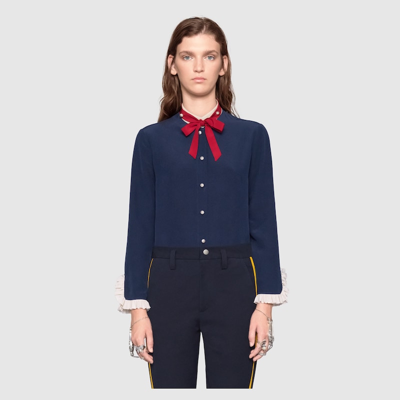 gucci silk dress shirt