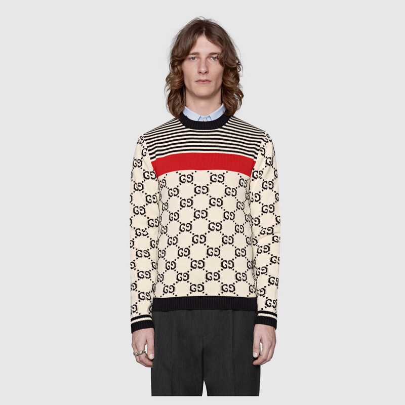 gucci intarsia sweater