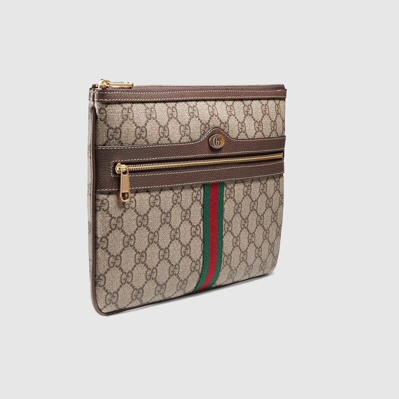 Pouch Ophidia in tessuto GG Supreme | GUCCI® Italia
