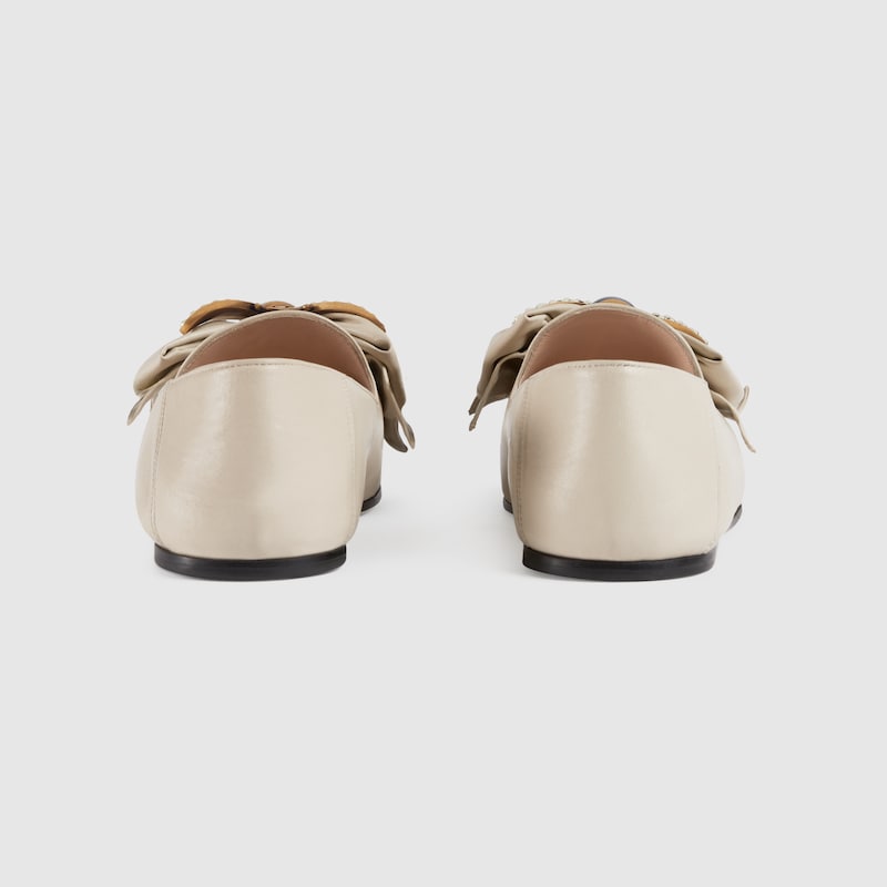 gucci flats bow
